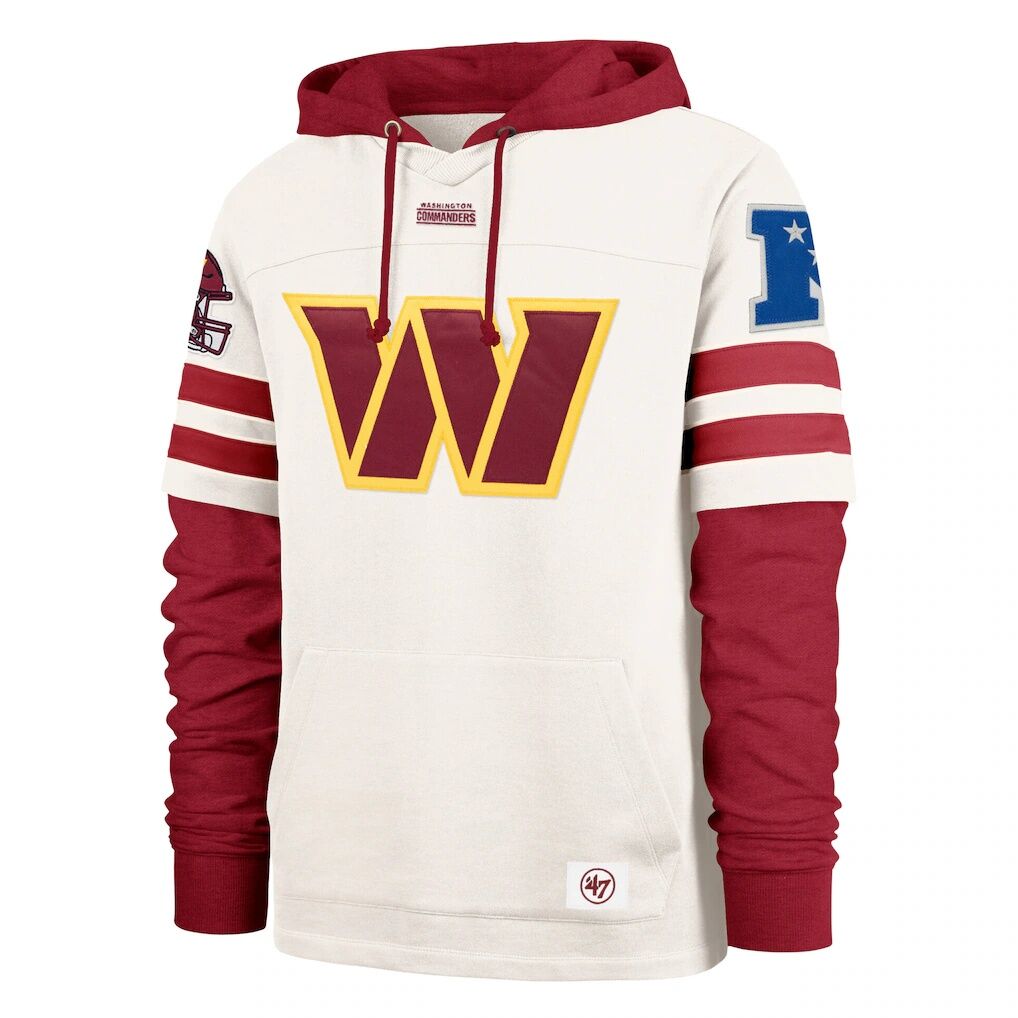 Washington Commanders '47 Split Zone Cornerback Duo Lacer Hoodie
