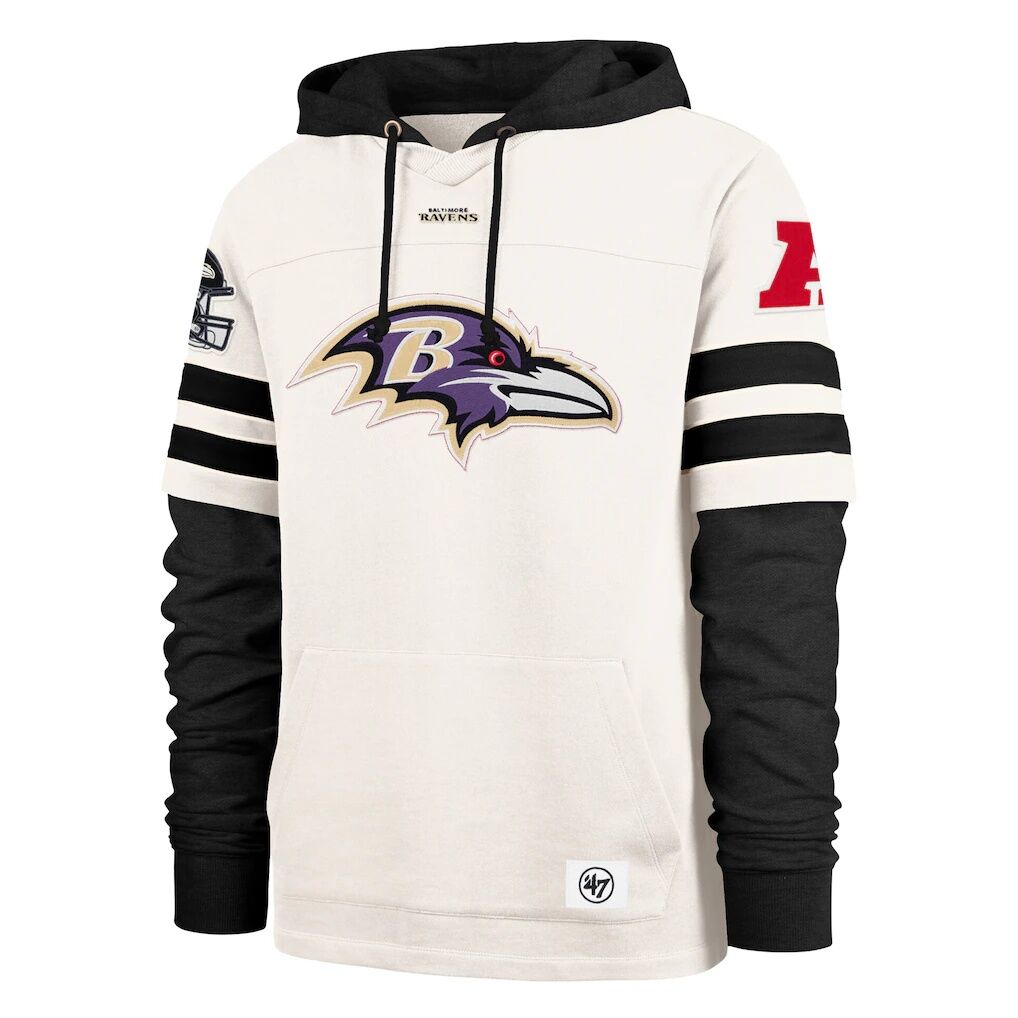 Baltimore Ravens '47 Split Zone Cornerback Duo Lacer Hoodie