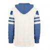 Detroit Lions '47 Split Zone Cornerback Duo Lacer Hoodie - Cream - Detail View