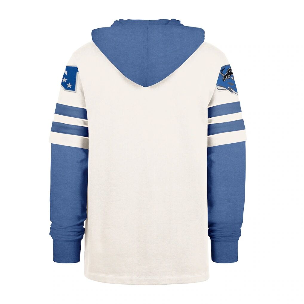 Detroit Lions '47 Split Zone Cornerback Duo Lacer Hoodie