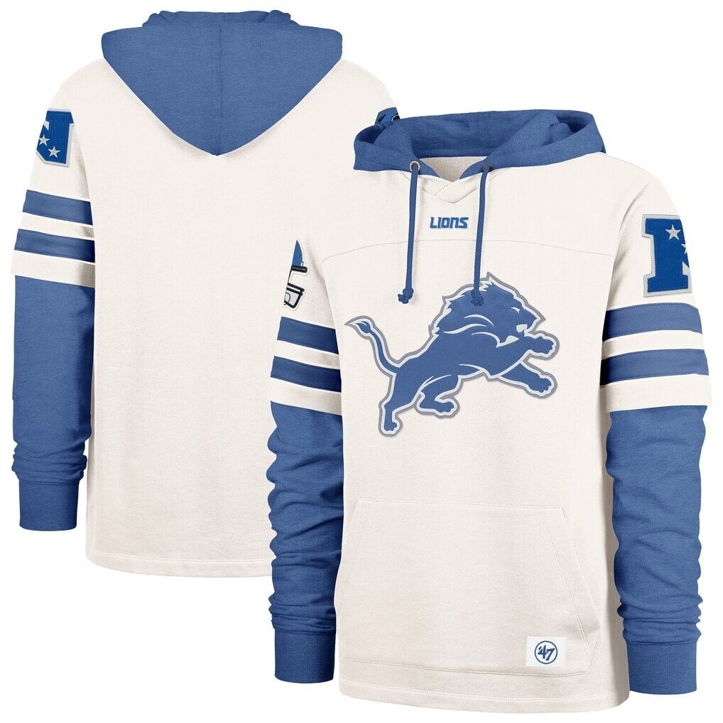 Detroit Lions '47 Split Zone Cornerback Duo Lacer Hoodie