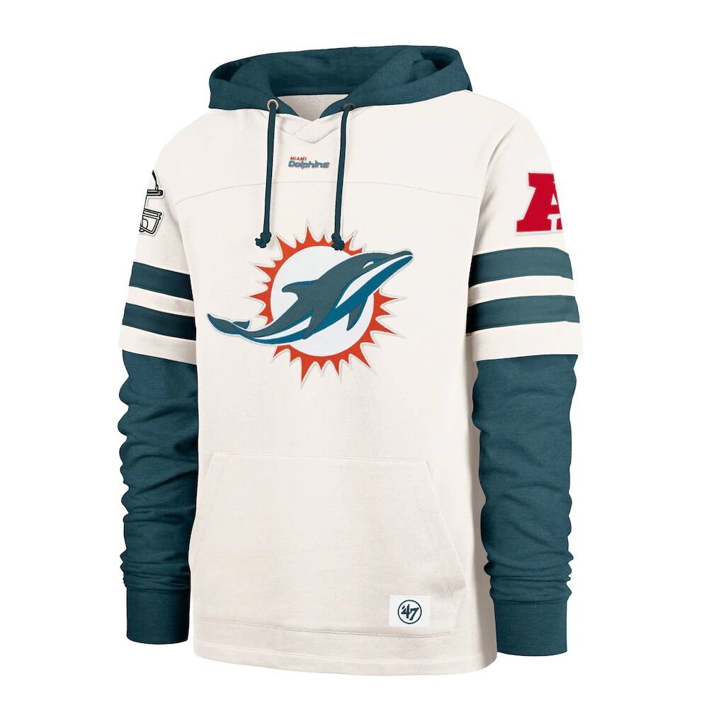Miami Dolphins '47 Split Zone Cornerback Duo Lacer Hoodie