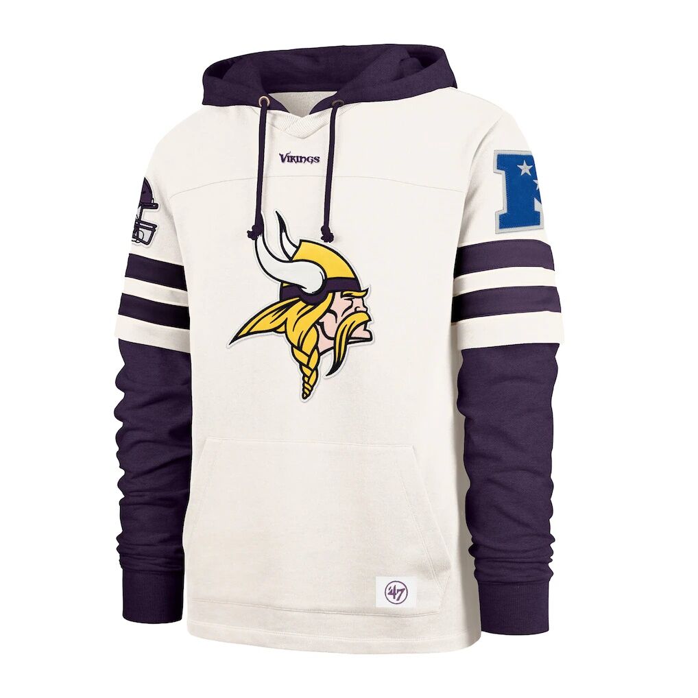 Minnesota Vikings '47 Split Zone Cornerback Duo Lacer Hoodie