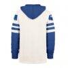 New York Giants '47 Split Zone Cornerback Duo Lacer Hoodie - Cream - Detail View