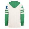 Philadelphia Eagles '47 Split Zone Cornerback Duo Lacer Hoodie - Cream - Detail View