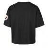 Pittsburgh Steelers '47 Women's Call Out Reed City T-Shirt - Black - Detail View
