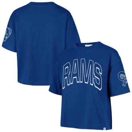 Los Angeles Rams '47 Women's Call Out Reed City T-Shirt - - Front View