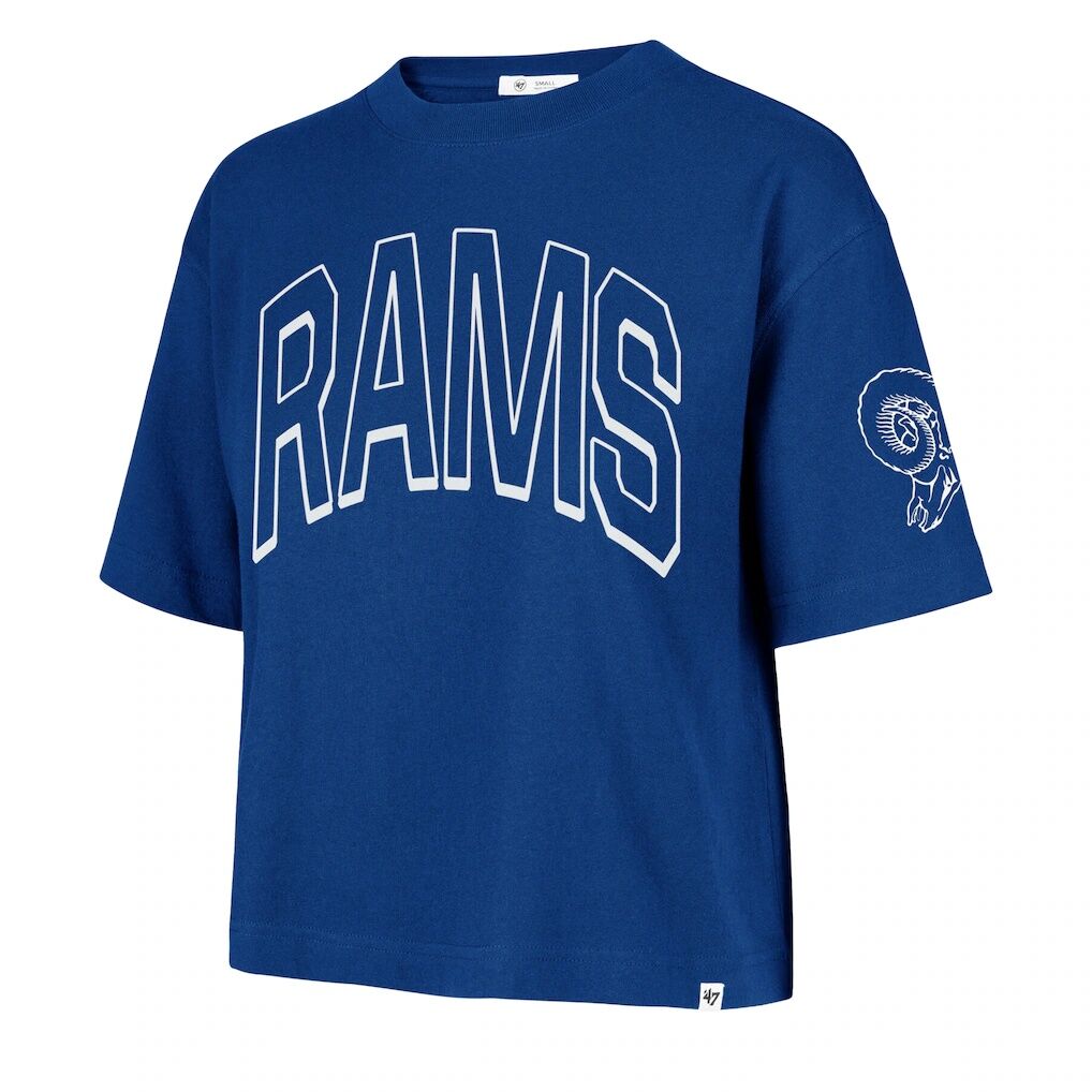 Los Angeles Rams '47 Women's Call Out Reed City T-Shirt - Royal