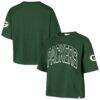 Green Bay Packers '47 Women's Call Out Reed City T-Shirt - Green - Front View