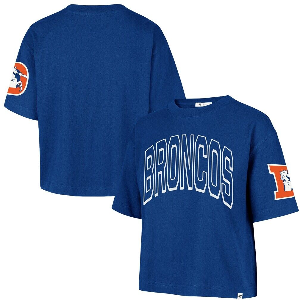 Denver Broncos '47 Women's Call Out Reed City T-Shirt - Royal