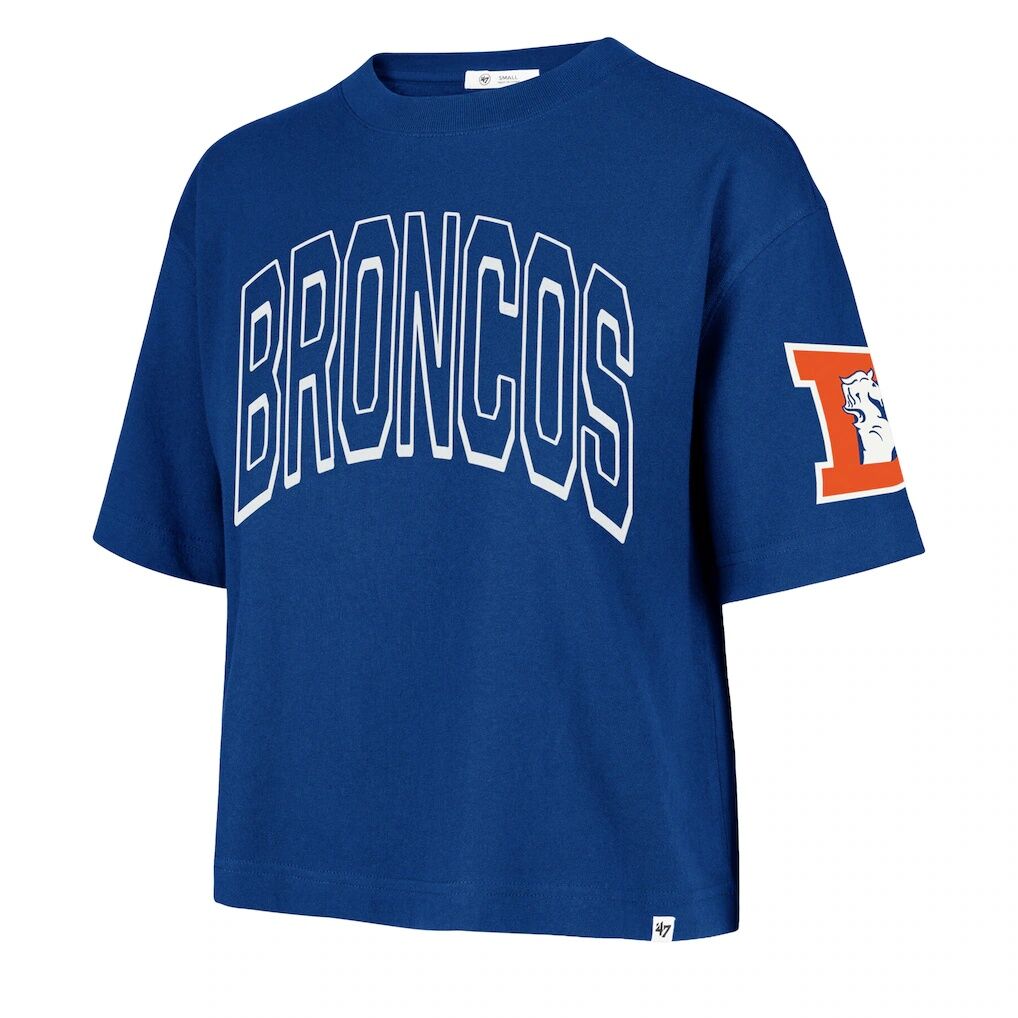 Denver Broncos '47 Women's Call Out Reed City T-Shirt - Royal