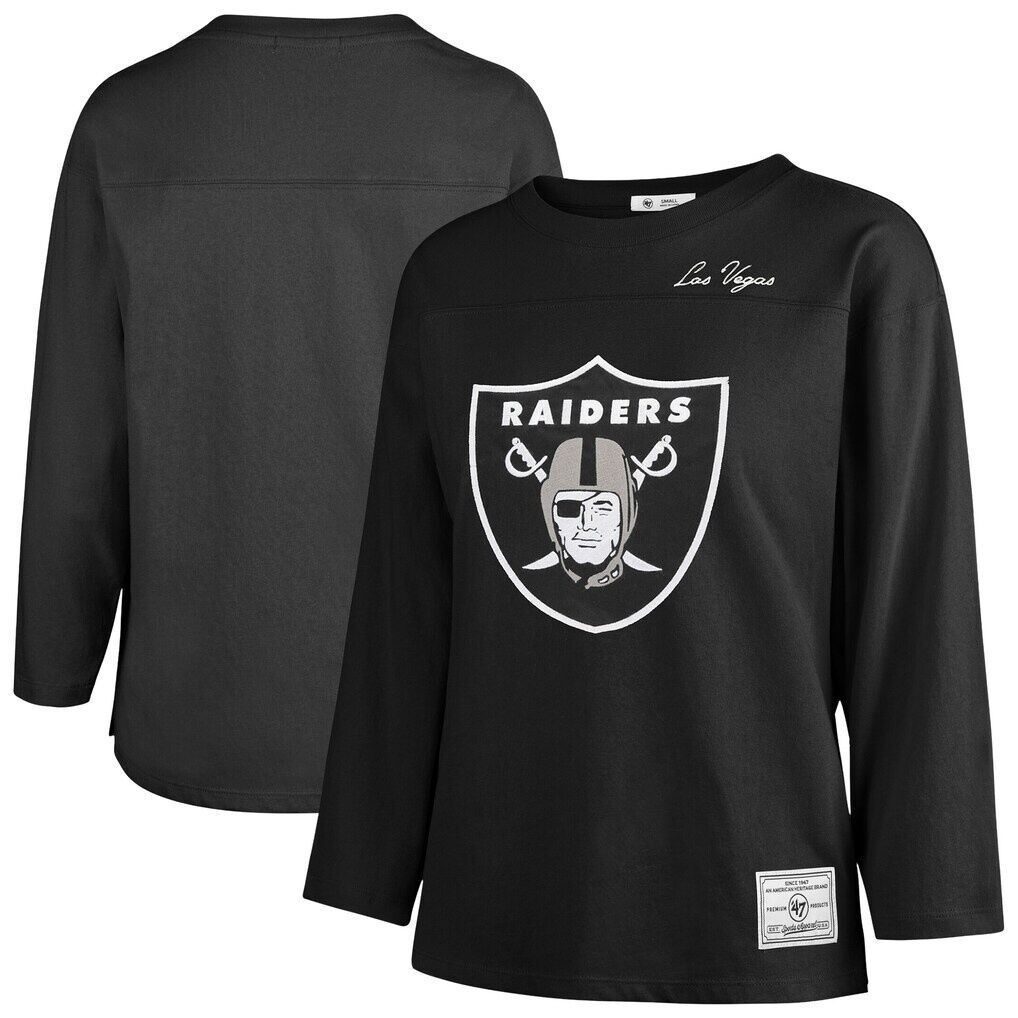 Las Vegas Raiders '47 Women's Game Nod Timeless Long Sleeve T-Shirt