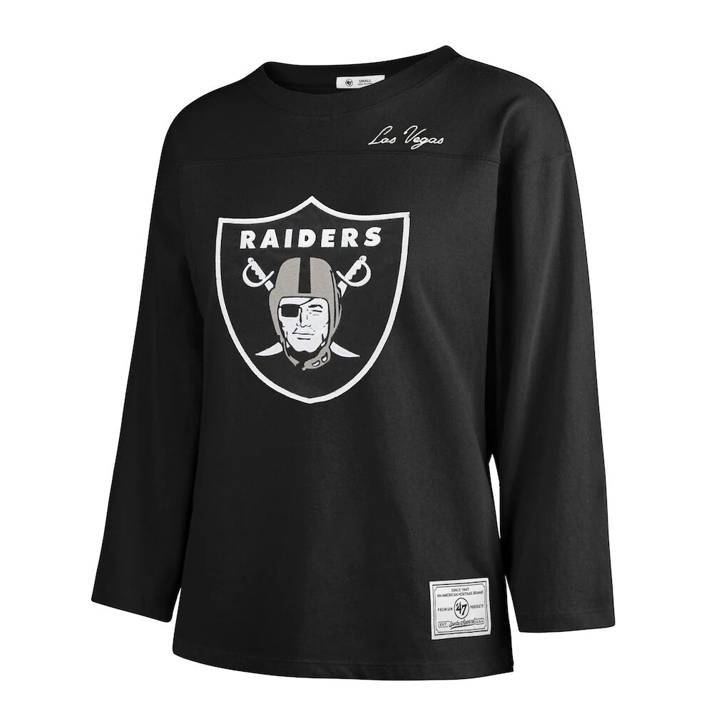 Las Vegas Raiders '47 Women's Game Nod Timeless Long Sleeve T-Shirt