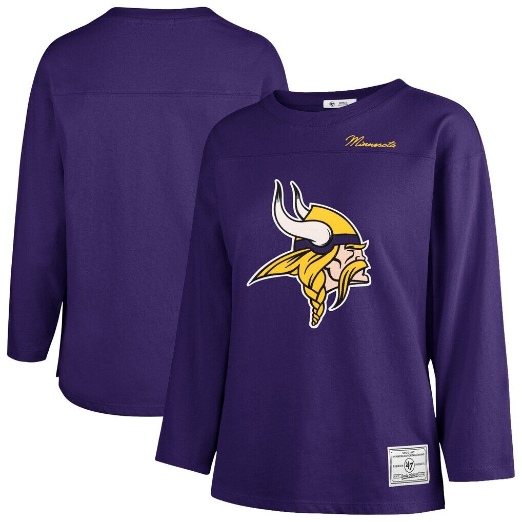 Minnesota Vikings '47 Women's Game Nod Timeless T-Shirt