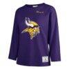 Minnesota Vikings '47 Women's Game Nod Timeless T-Shirt - Purple - Side View
