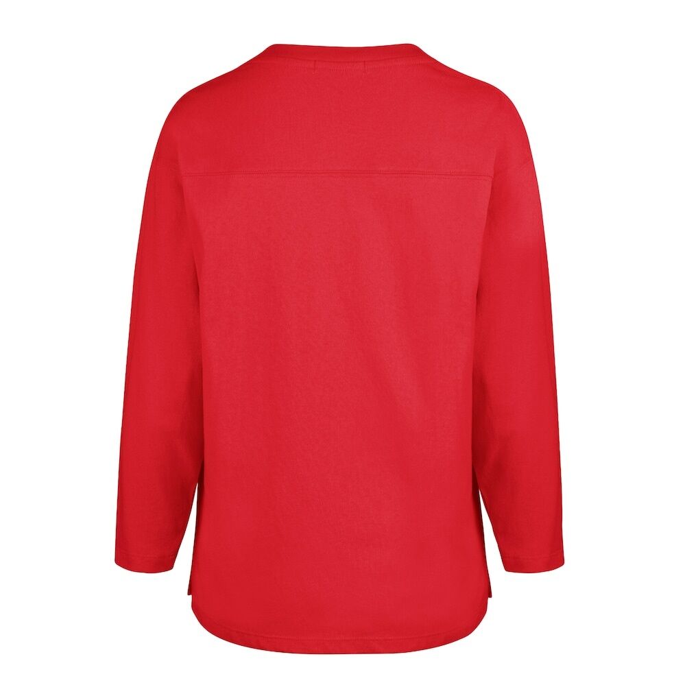 San Francisco 49ers '47 Women's Game Nod Timeless Long Sleeve T-Shirt - Scarlet
