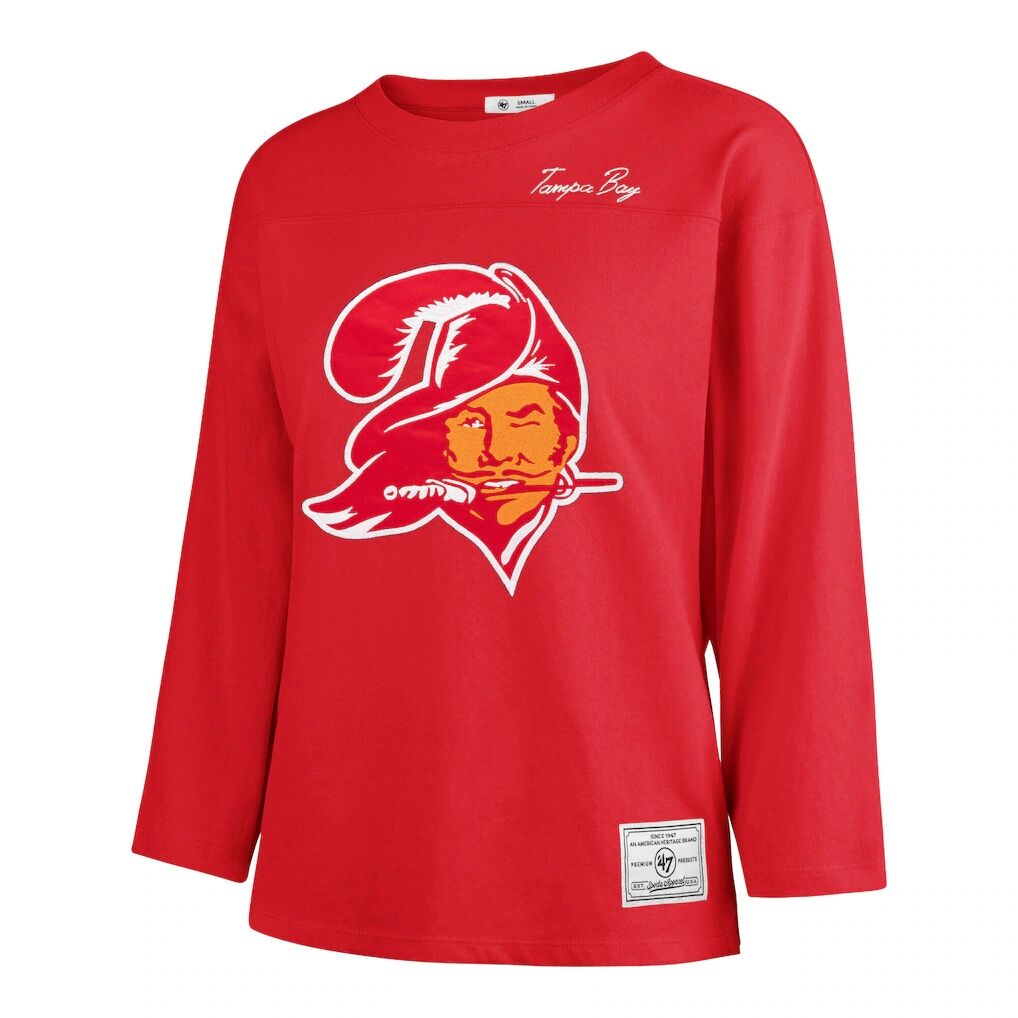 Tampa Bay Buccaneers '47 Women's Game Nod Timeless Long Sleeve T-Shirt