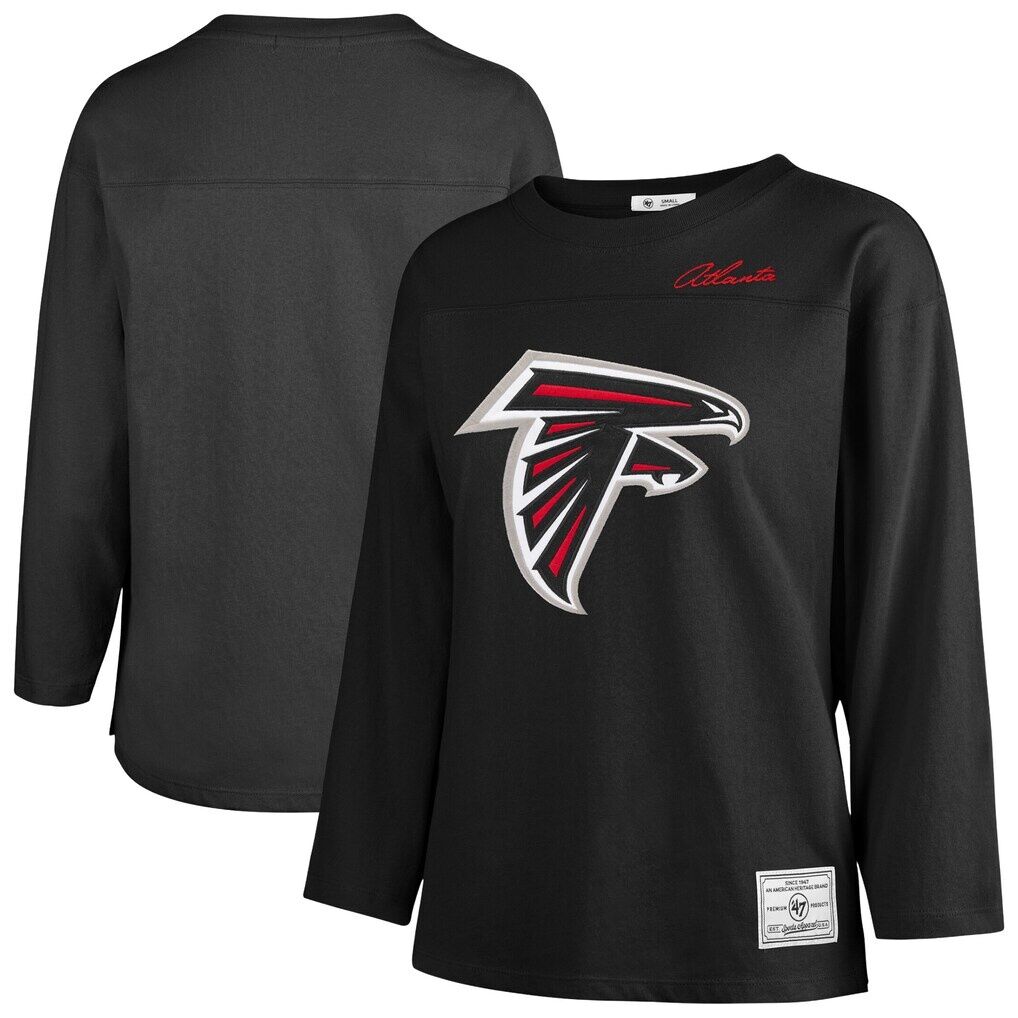 Atlanta Falcons '47 Women's Game Nod Timeless Long Sleeve T-Shirt
