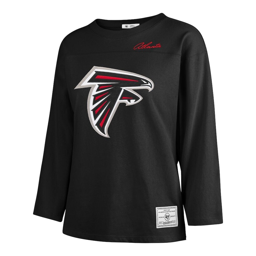 Atlanta Falcons '47 Women's Game Nod Timeless Long Sleeve T-Shirt