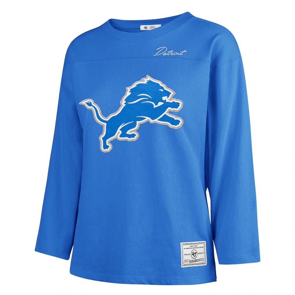 Detroit Lions '47 Women's Game Nod Timeless Long Sleeve T-Shirt