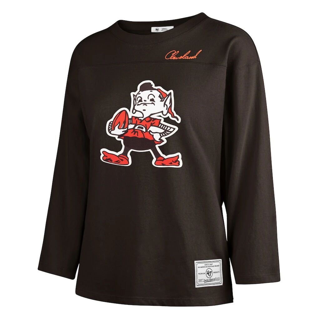 Cleveland Browns '47 Women's Game Nod Timeless T-Shirt