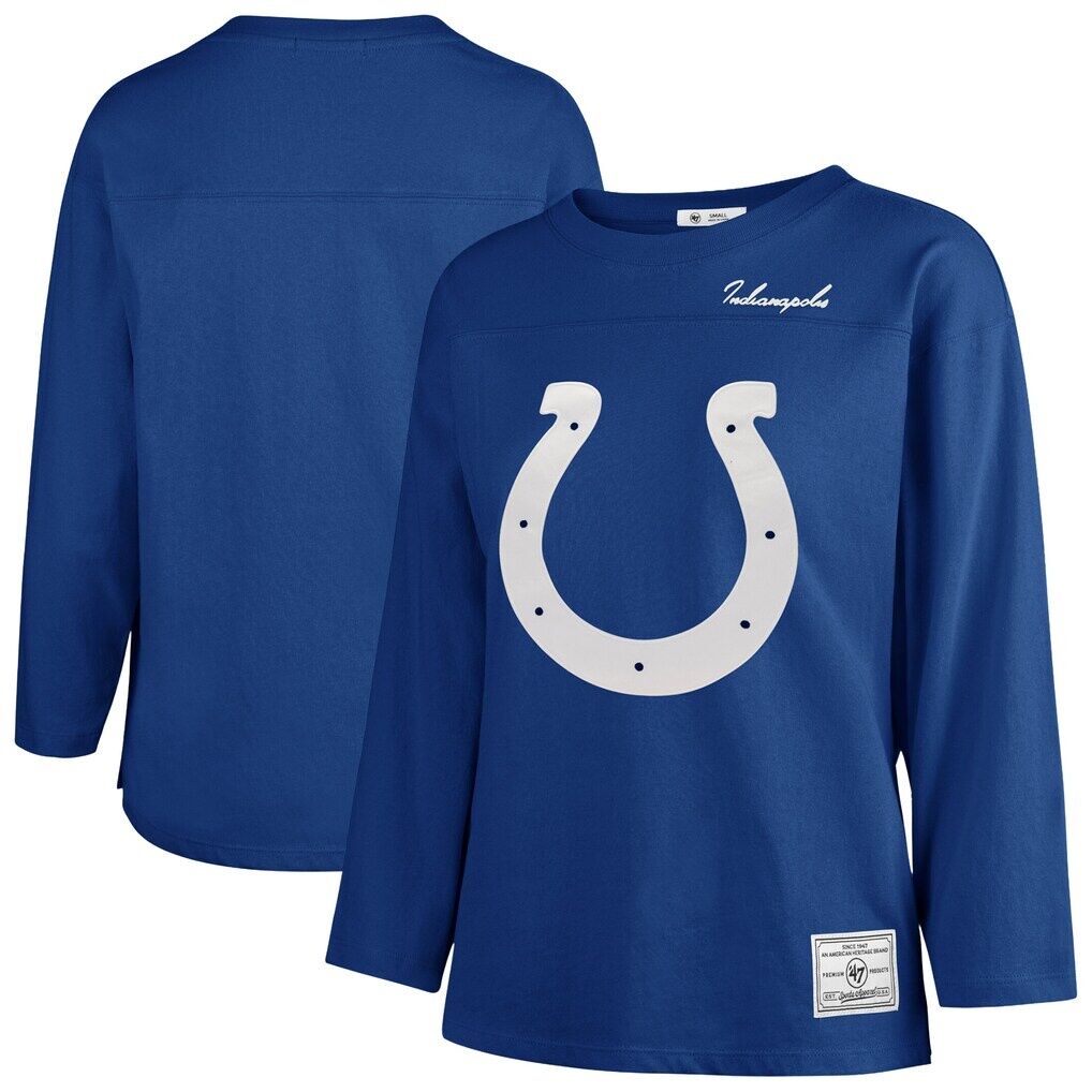 Indianapolis Colts '47 Women's Game Nod Timeless T-Shirt - Royal