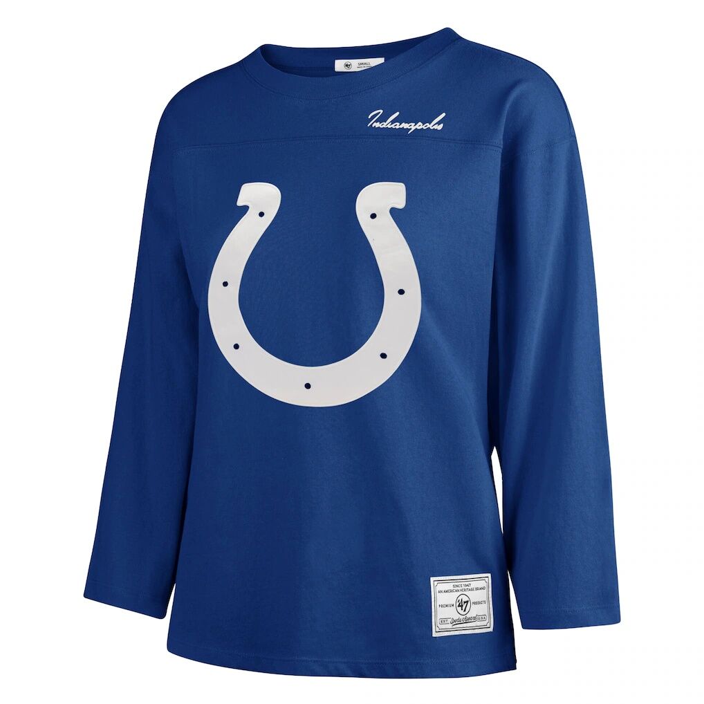 Indianapolis Colts '47 Women's Game Nod Timeless T-Shirt - Royal
