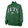 New York Jets '47 Women's Oversized Vantage Mock Neck Sweatshirt - Green - Side View