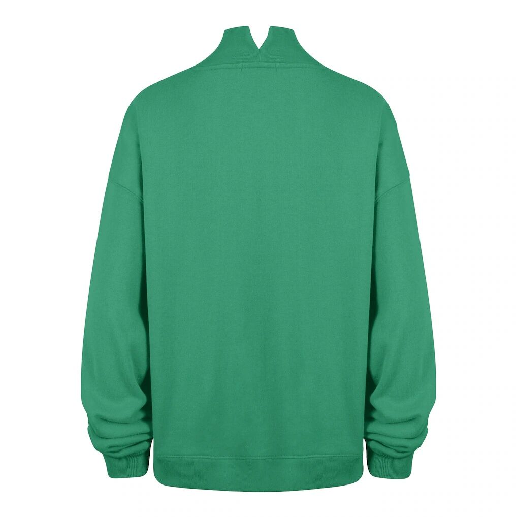 Philadelphia Eagles '47 Women's Oversized Vantage Mock Neck Sweatshirt - Kelly Green