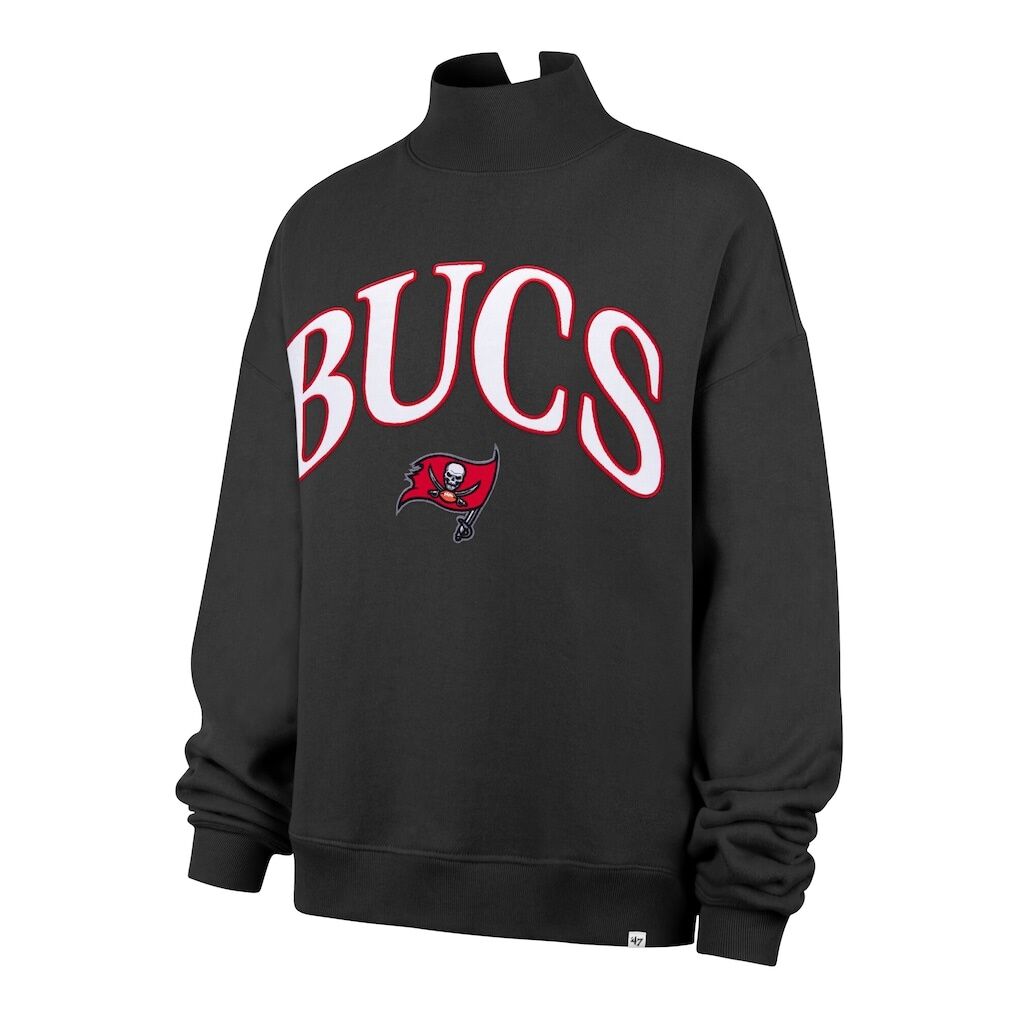 Tampa Bay Buccaneers '47 Women's Oversized Vantage Mock Neck Sweatshirt