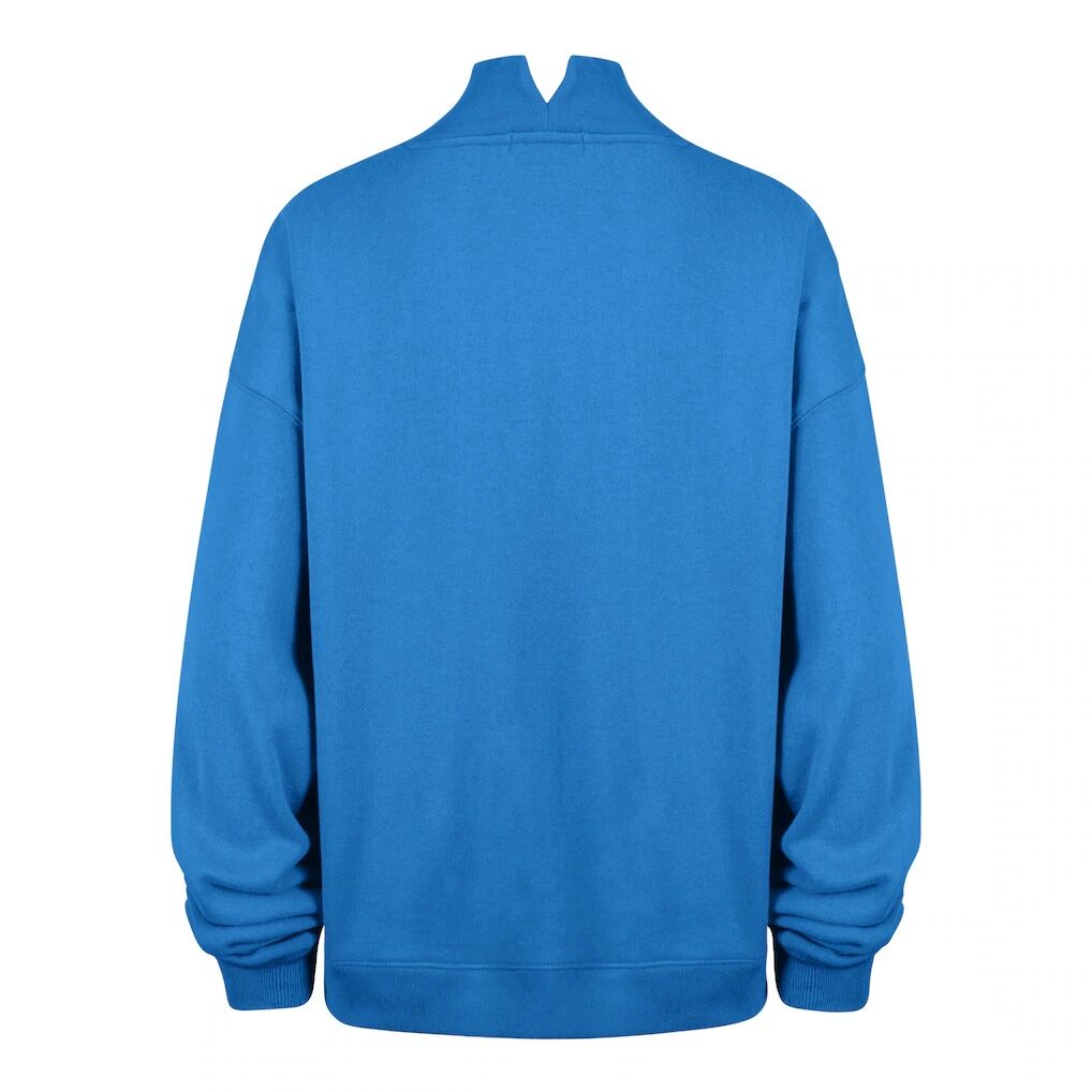 Los Angeles Chargers '47 Women's Oversized Vantage Mock Neck Sweatshirt - Powder Blue