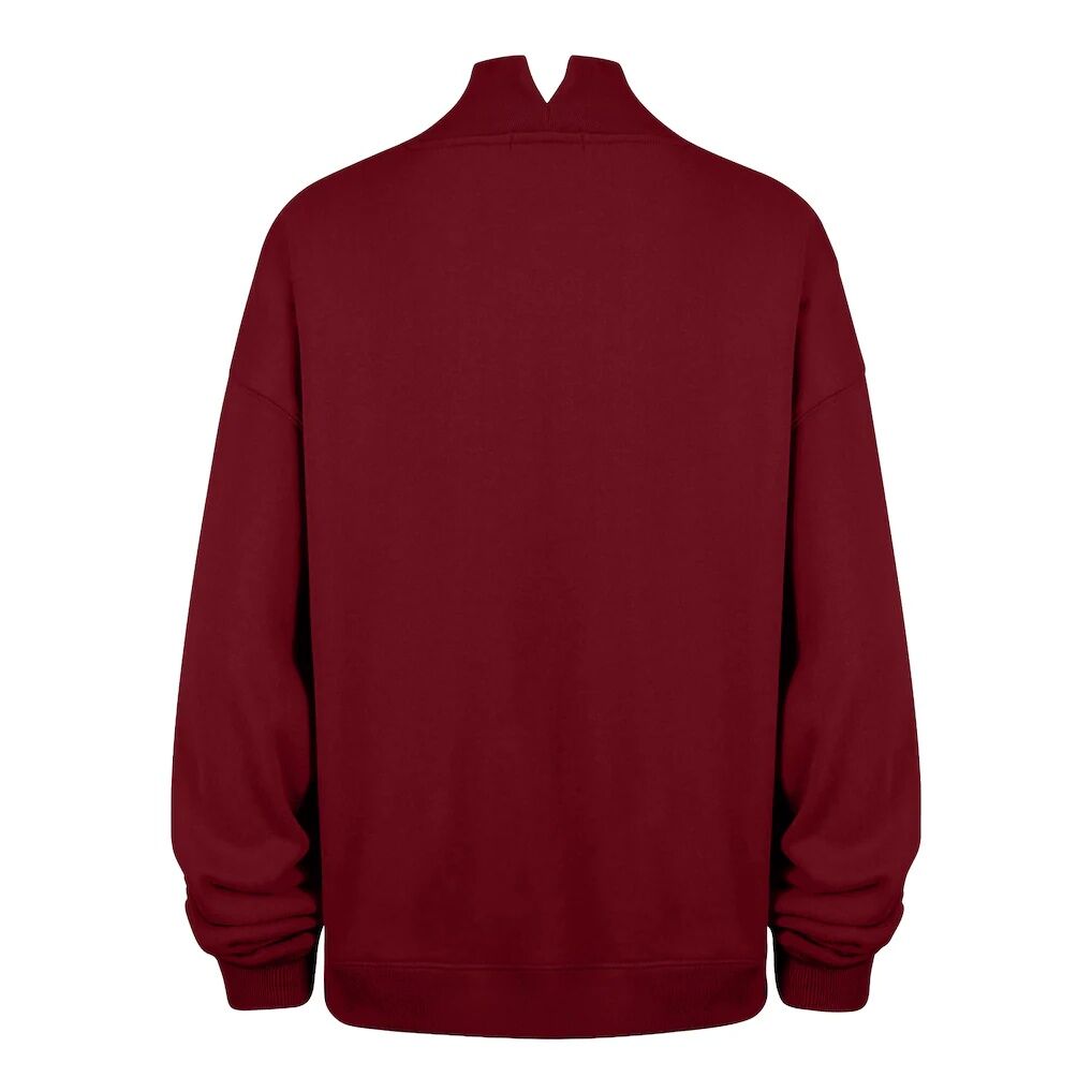 Arizona Cardinals '47 Women's Oversized Vantage Mock Neck Sweatshirt - Cardinal