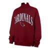 Arizona Cardinals '47 Women's Oversized Vantage Mock Neck Sweatshirt - - Side View