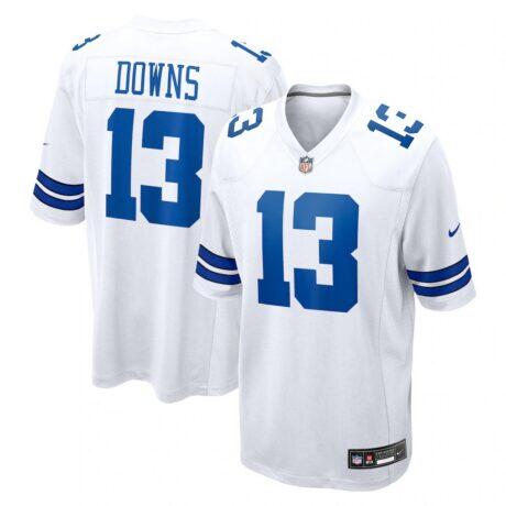 Caleb Downs Dallas Cowboys Nike Game Jersey - White - Front View