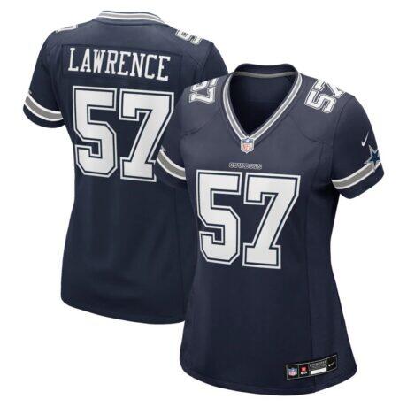 Malachi Lawrence Dallas Cowboys Nike Women's Game Jersey - Navy - Front View