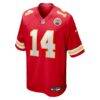 Garrett Nussmeier Kansas City Chiefs Nike Game Jersey - Red - Alt1