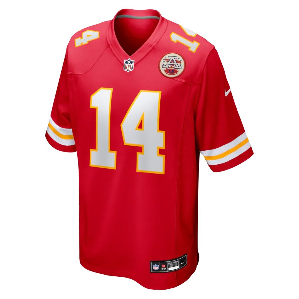 Garrett Nussmeier Kansas City Chiefs Nike Game Jersey