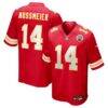 Garrett Nussmeier Kansas City Chiefs Nike Game Jersey - Red - Front View