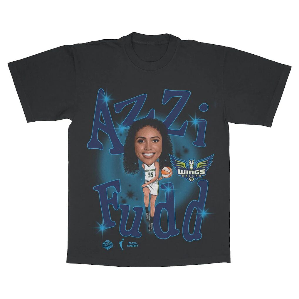 Azzi Fudd Dallas Wings Playa Society Unisex Player T-Shirt