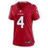 Jahan Dotson Atlanta Falcons Nike Women's Team Game Jersey - Red - Side View