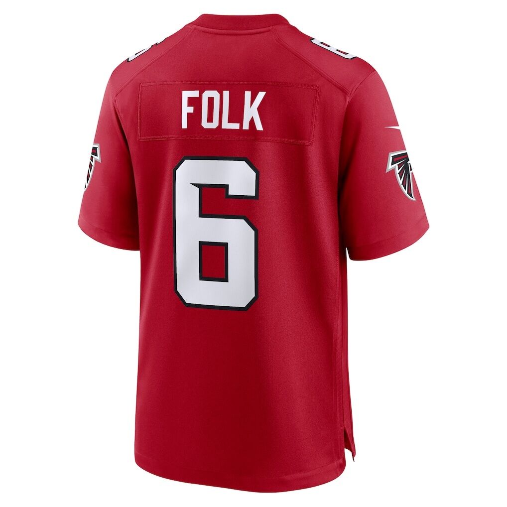 Nick Folk Atlanta Falcons Nike Team Game Jersey
