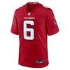 Nick Folk Atlanta Falcons Nike Team Game Jersey - Red - Side View