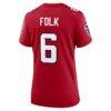Nick Folk Atlanta Falcons Nike Women's Team Game Jersey - Red - Detail View