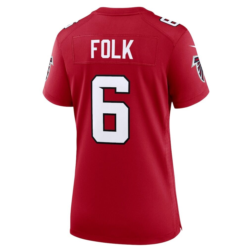 Nick Folk Atlanta Falcons Nike Women's Team Game Jersey