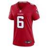 Nick Folk Atlanta Falcons Nike Women's Team Game Jersey - Red - Side View