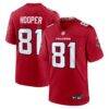Austin Hooper Atlanta Falcons Nike Team Game Jersey - Red - Front View