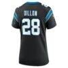 AJ Dillon Carolina Panthers Nike Women's Team Game Jersey - Black - Detail View