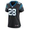 AJ Dillon Carolina Panthers Nike Women's Team Game Jersey - Black - Side View
