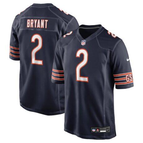 Coby Bryant Chicago Bears Nike Team Game Jersey - Navy - Front View