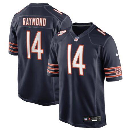 Kalif Raymond Chicago Bears Nike Team Game Jersey - Navy - Front View